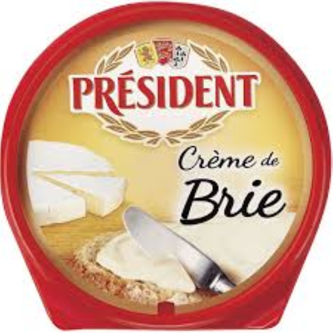 PRESIDENT CREAM OF BRIE CHEESE 125G